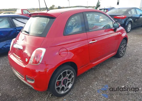2015 Fiat 500 Sport from USA, damaged, VIN 3C3CFFBR6FT509388
